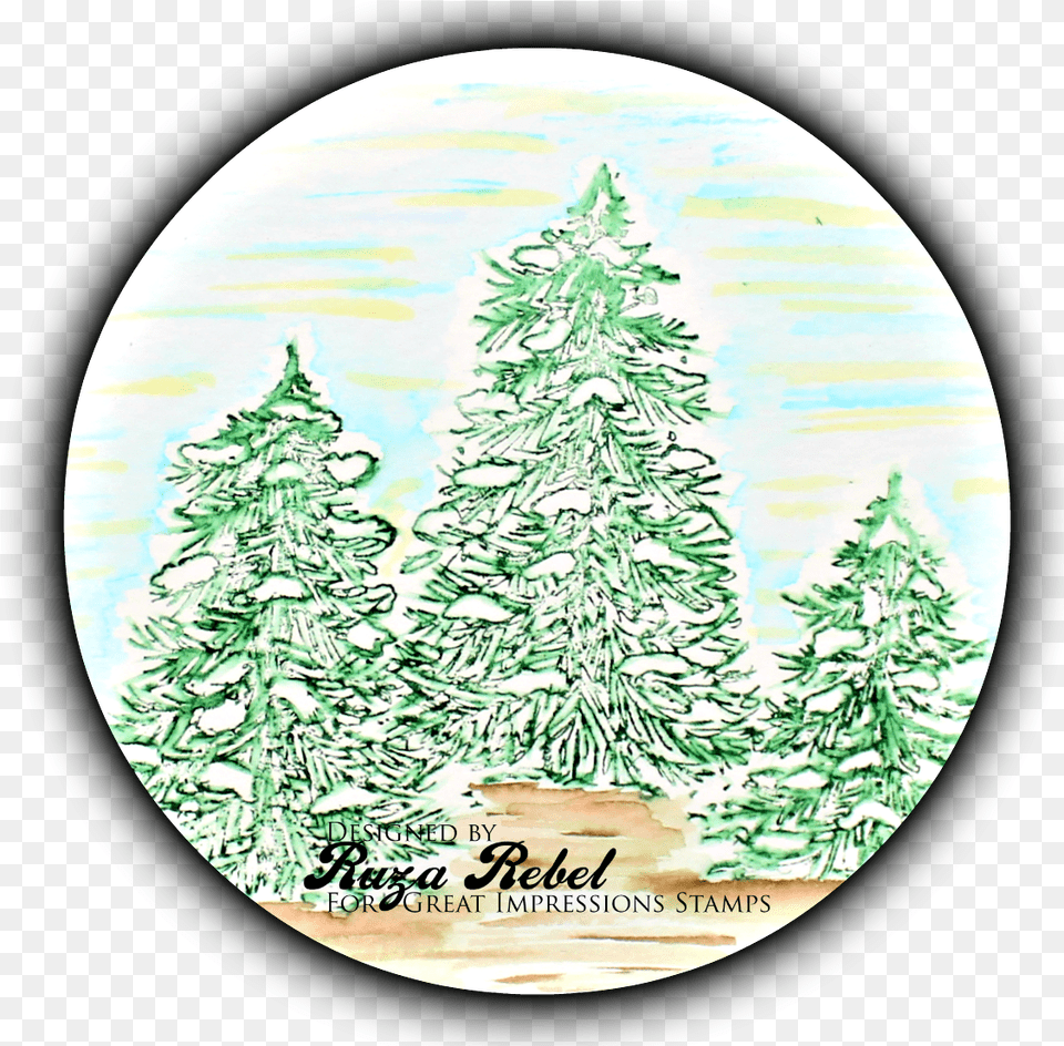 Watercolor Snowy Trees Colorado Spruce, Tree, Plant, Christmas, Christmas Decorations Free Png Download