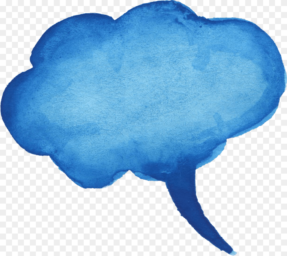 Watercolor Speech Bubble, Animal, Sea Life, Fish Png