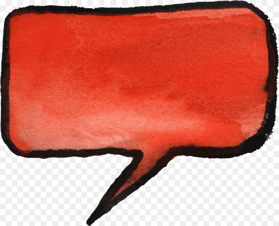 Watercolor Speech Bubbles Red Speech Bubble Vector Transparent, Art, Painting Free Png Download