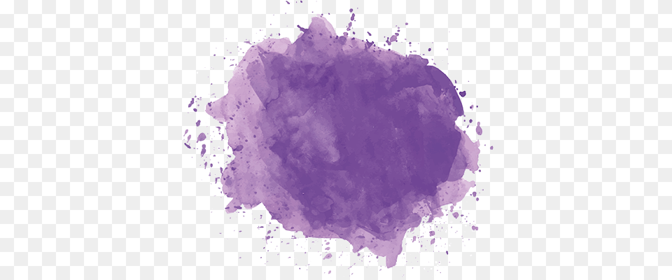 Watercolor Splash Vector, Mineral, Crystal, Purple, Quartz Free Transparent Png