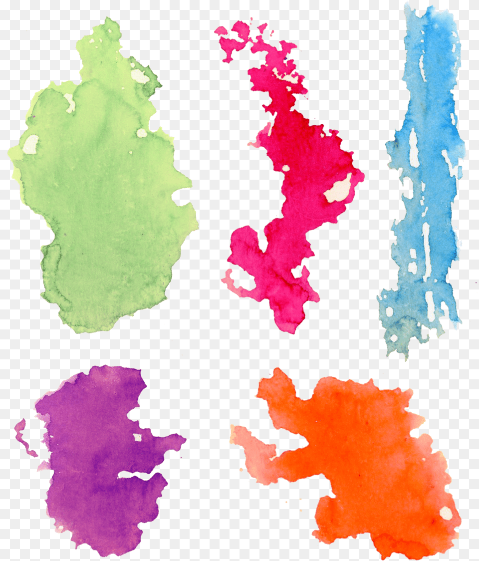 Watercolor Stain 1227 Watercolor Background Set Map, Person, Chart, Paint Container, Plot Free Png