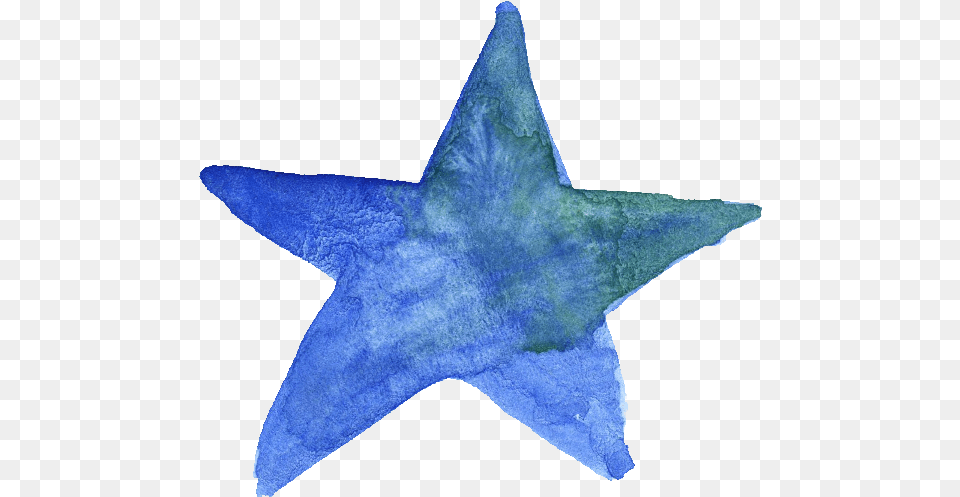 Watercolor Star Transparent Onlygfxcom Water Color Star, Symbol, Star Symbol, Animal, Fish Png