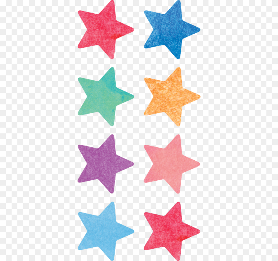 Watercolor Stars Mini Stickers, Star Symbol, Symbol, Person, Adult Png