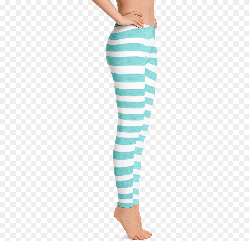 Watercolor Striped Leggings, Adult, Female, Person, Woman Free Png