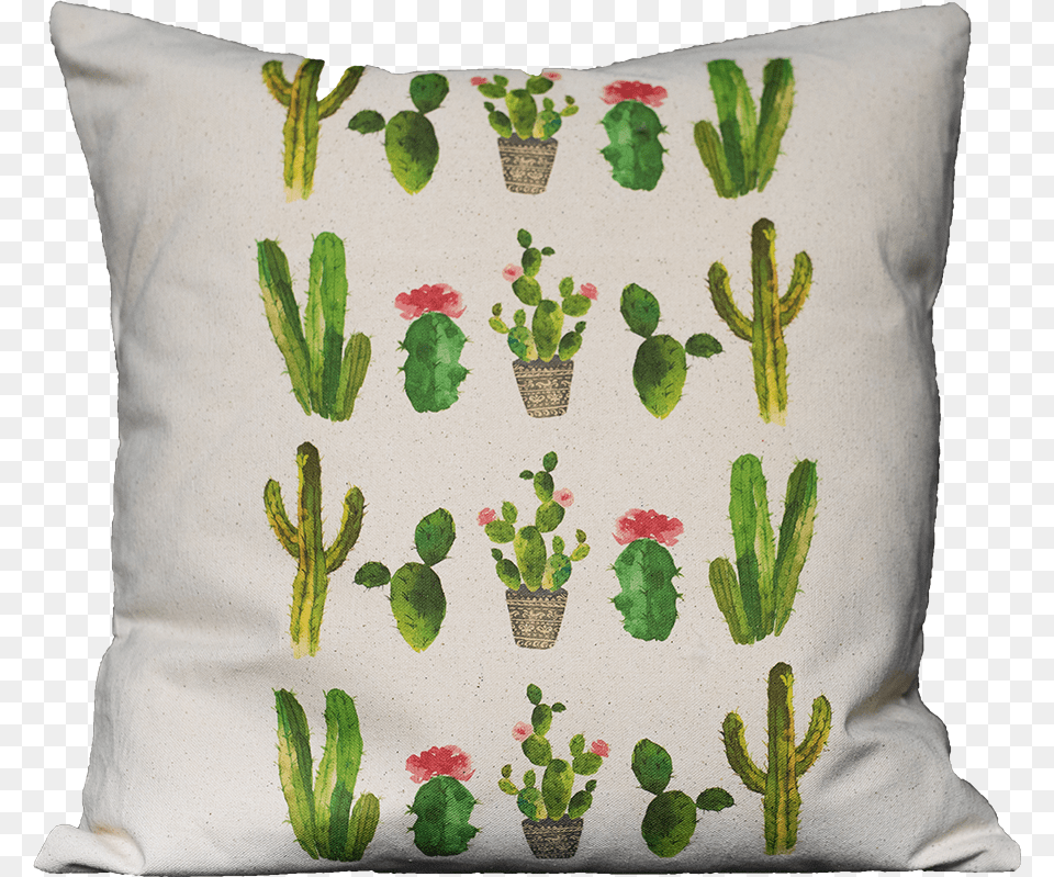 Watercolor Succulent Stripes Boho Aquarellsucculents Die Gast Buch Wedding Gstebuch, Cushion, Home Decor, Pillow, Plant Png Image