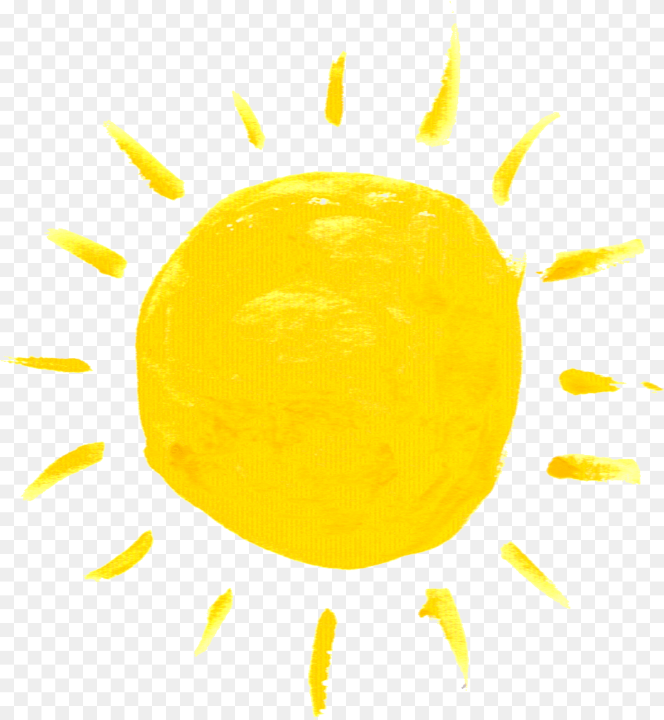 Watercolor Sun Sun Aesthetic, Citrus Fruit, Flower, Food, Fruit Free Png