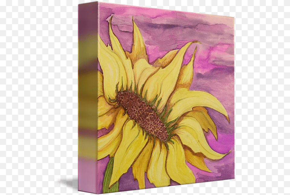 Watercolor Sunflower By Deb Gauthier Sunflower, Canvas, Flower, Plant, Art Free Transparent Png