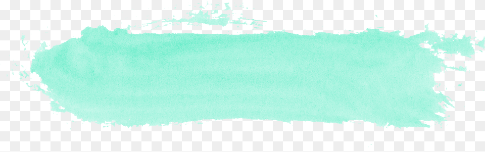Watercolor Teal Brush Stroke, Outdoors, Nature, Water, Silhouette Free Png