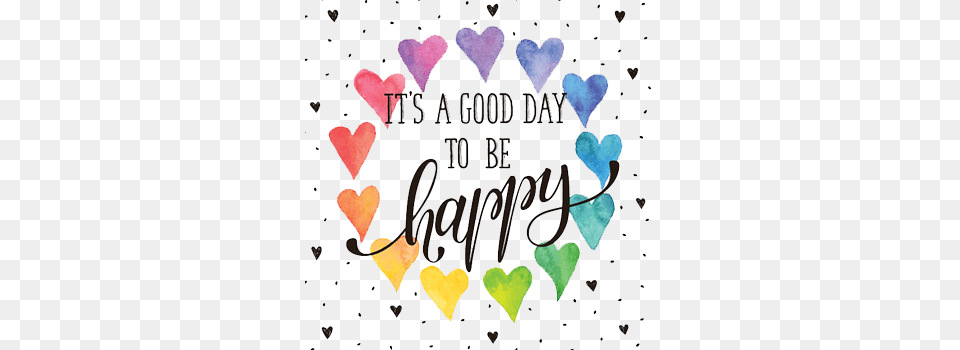 Watercolor Text Emoji Stickers Messages Sticker 0 It39s Good To Be Happy, Envelope, Greeting Card, Mail Png