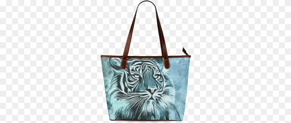 Watercolor Tiger Shoulder Tote Bag Designedbyindependentartists Case For Lg K4 2017, Accessories, Handbag, Purse, Tote Bag Free Png