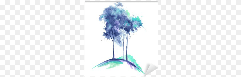 Watercolor Tree Isolated Quaking Aspen Tree Watercolor, Art, Modern Art, Painting, Animal Free Transparent Png