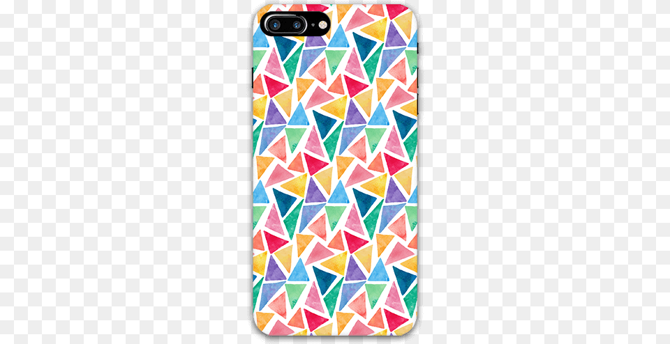 Watercolor Triangles Pattern Iphone 8 Plus Mobile Case Lesson Planner Teacher Lesson Planner Creative Teaching, Quilt, Home Decor, Electronics, Mobile Phone Free Png Download