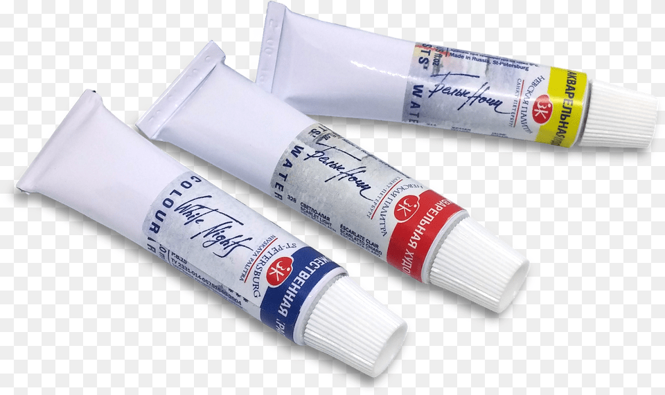 Watercolor Tubes Tube Paint, Toothpaste, Paint Container, Can, Tin Free Transparent Png