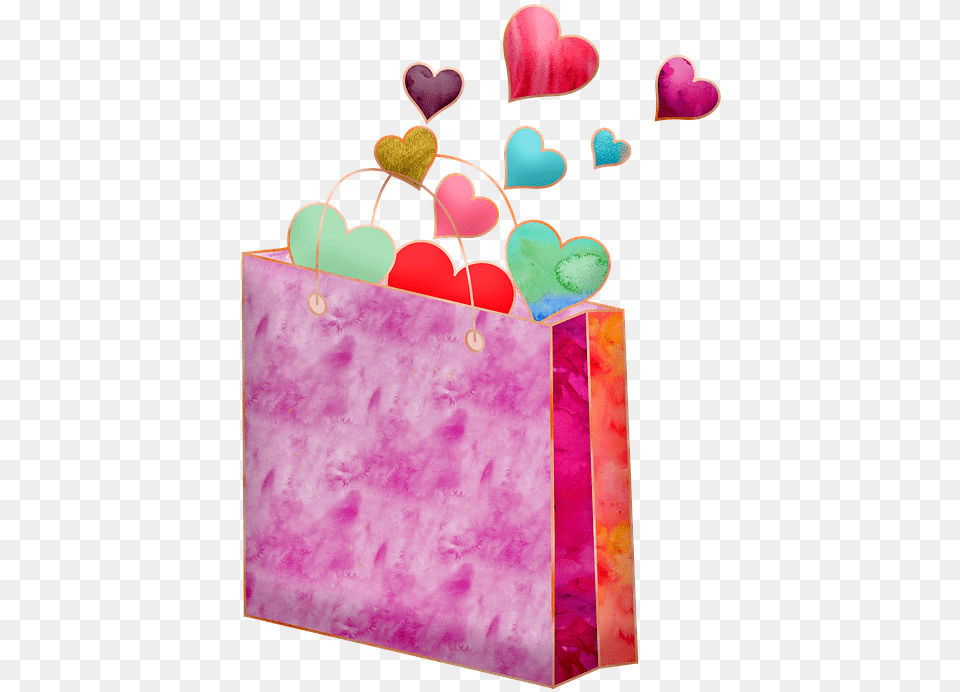 Watercolor Valentine Bag On Pixabay Paper, Dynamite, Weapon Free Png