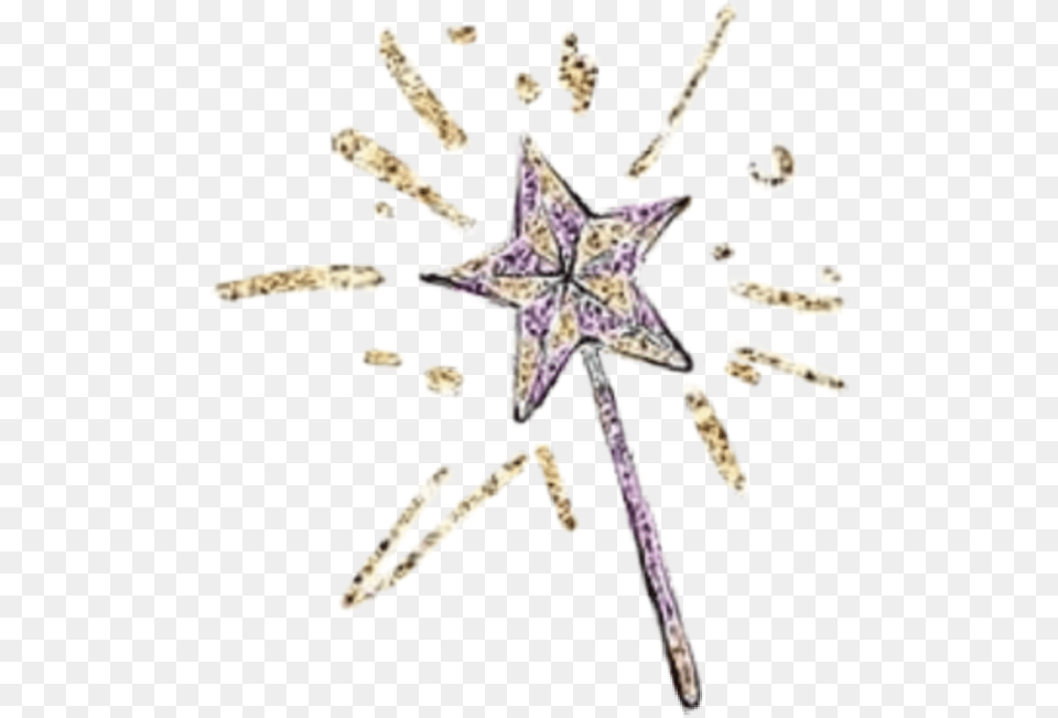 Watercolor Wand Magic Sticker By Stephanie Creative Arts, Animal, Invertebrate, Spider, Star Symbol Free Png