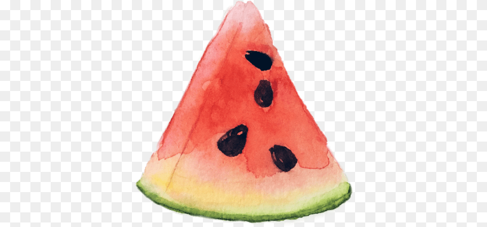 Watercolor Watermelon Picture Transparent Background Watermelon Slice, Food, Fruit, Plant, Produce Png Image