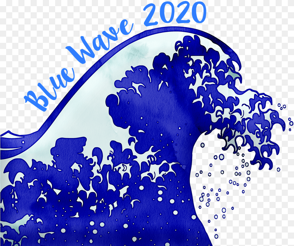 Watercolor Wave Blue 2020 2020, Art, Graphics, Nature, Outdoors Free Transparent Png