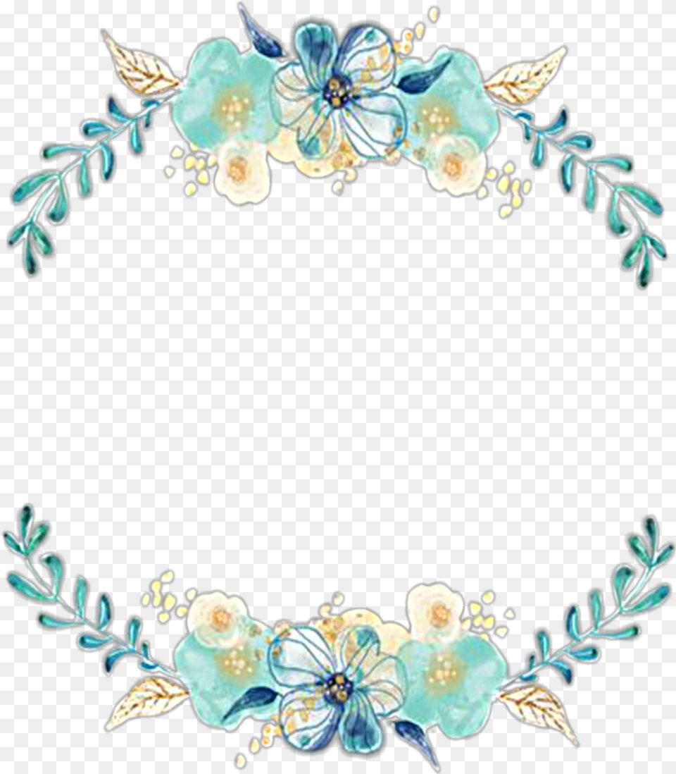 Watercolor Wreath Flowers Floral Frame Laurel Watercolor Flower Frame, Accessories, Pattern, Art, Floral Design Free Transparent Png