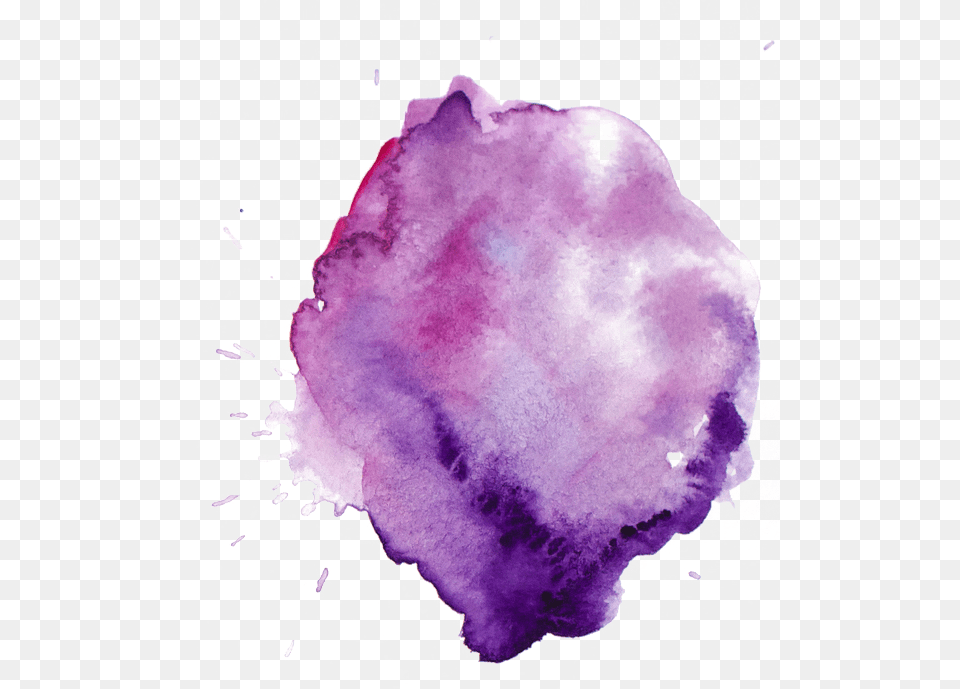 Watercolour Download Purple Watercolor Stain, Mineral, Crystal, Accessories, Gemstone Free Png