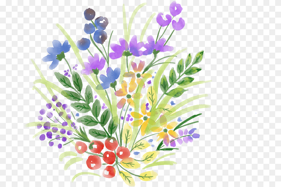 Watercolour Flower Spring Watercolor Flower Spring Free, Art, Plant, Pattern, Graphics Png