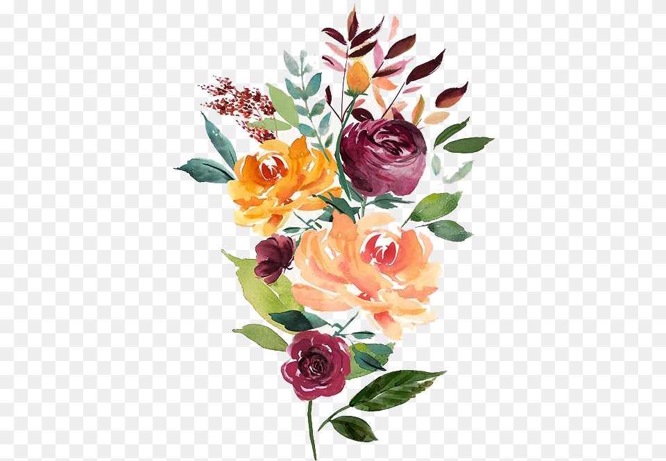 Watercolour Flowers Floral Design Flower Bouquet Watercolor Art, Plant, Pattern, Graphics Free Png