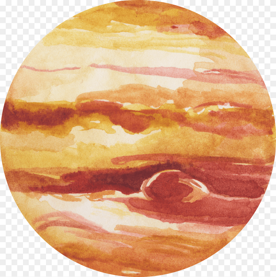 Watercolour Jupiter Background Watercolor Planets, Art, Painting, Face, Head Free Transparent Png