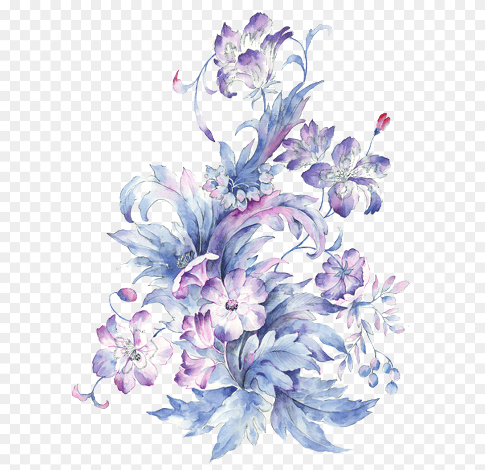 Watercolour Watercolor Flower Floral Leaf Watercolor Flower Background, Art, Floral Design, Graphics, Pattern Free Transparent Png