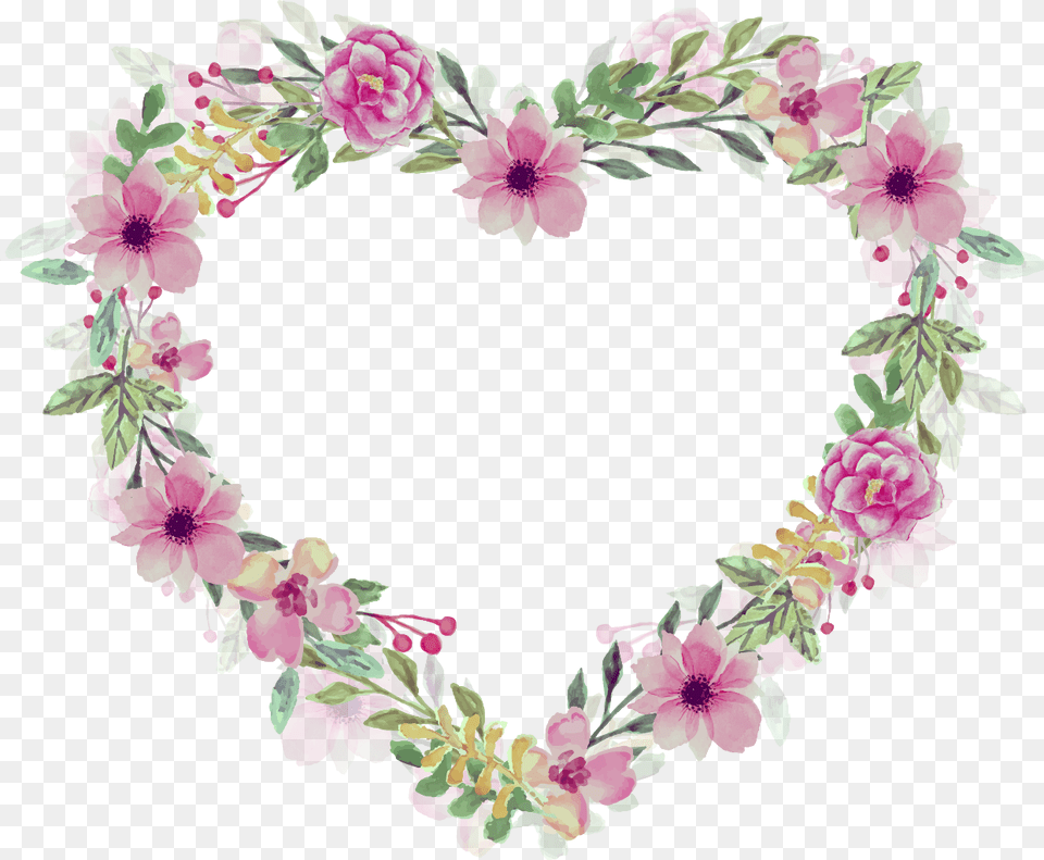 Watercolour Watercolor Ftestickers Flower Floral Frame, Accessories, Flower Arrangement, Plant, Rose Free Transparent Png
