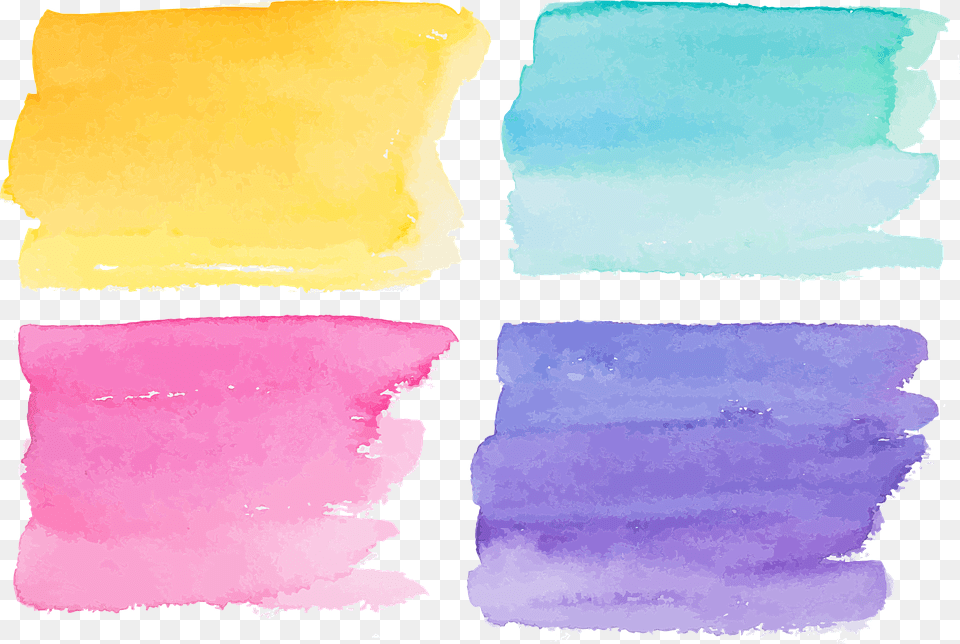 Watercolour Yellow Turquoise Pink Violet Yellow Watercolour Splash Clipart, Purple, Art, Collage, Painting Png