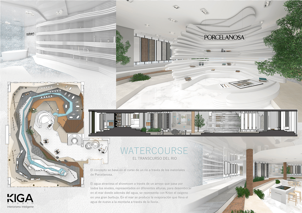 Watercourse By Kiga Studio Picks Up The Award For The Concepto Arquitectura Mar, Advertisement, Poster, Interior Design, Indoors Free Png