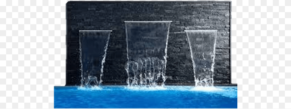 Waterfall, Architecture, Fountain, Pool, Water Free Png Download