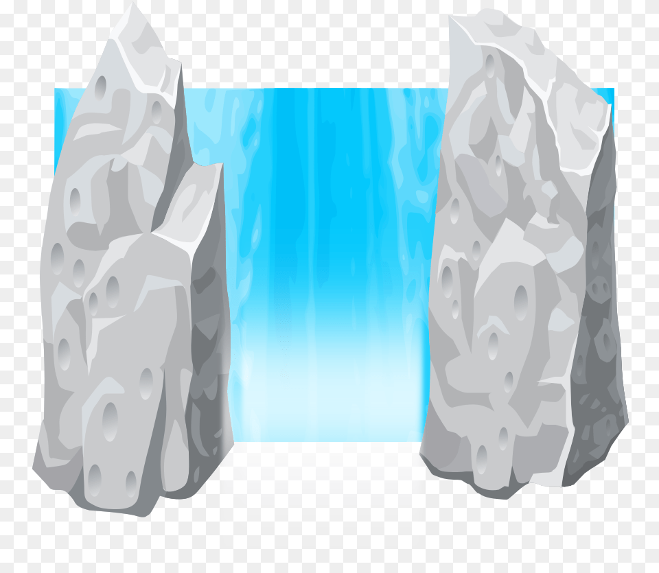 Waterfall Animation Clip Arts, Ice, Nature, Outdoors, Iceberg Free Png Download
