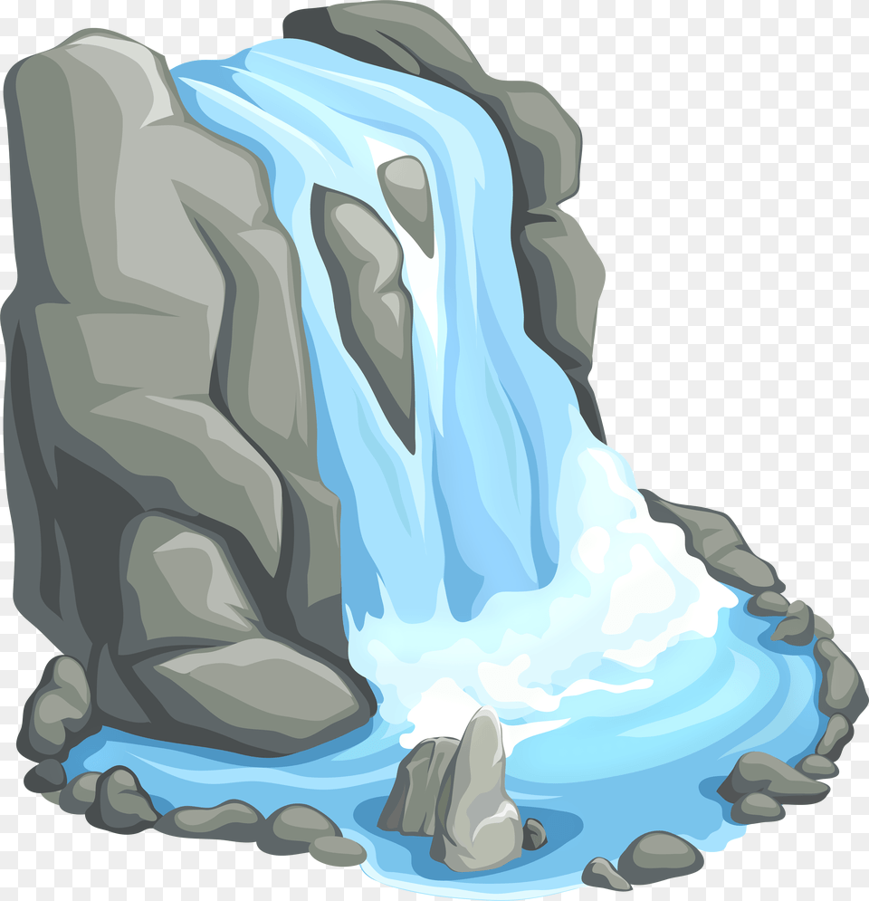 Waterfall Clip Art, Nature, Outdoors, Countryside, Architecture Free Png