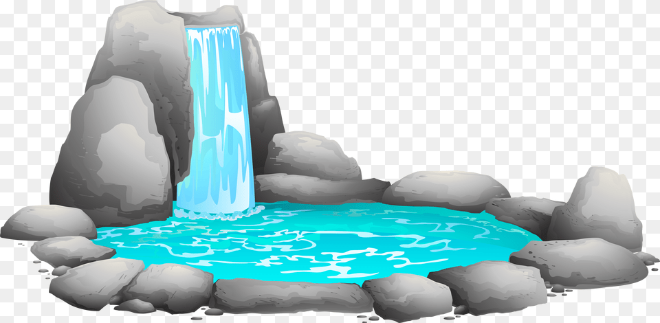 Waterfall Clip Art Waterfall Clipart, Ice, Nature, Outdoors, Water Free Png Download
