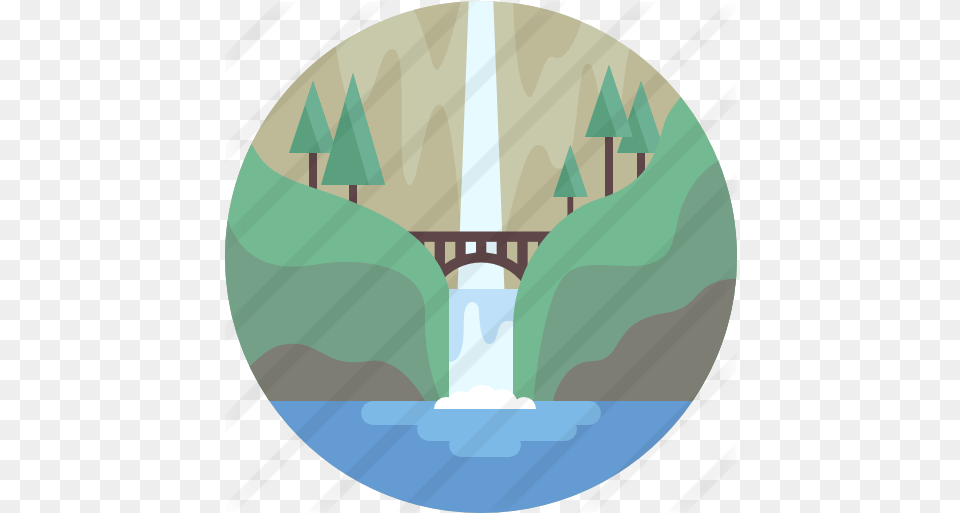 Waterfall Emblem, Arch, Architecture, Water, Outdoors Free Transparent Png