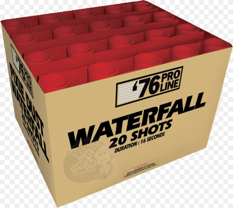 Waterfall Firework Shells, Box, First Aid, Cardboard, Carton Free Png Download