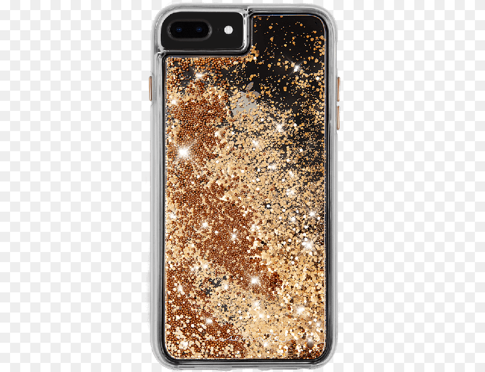 Waterfall Gold Iphone 8 Plus Case Mate Iphone 8 Gold Case, Electronics, Mobile Phone, Phone, Glitter Png Image