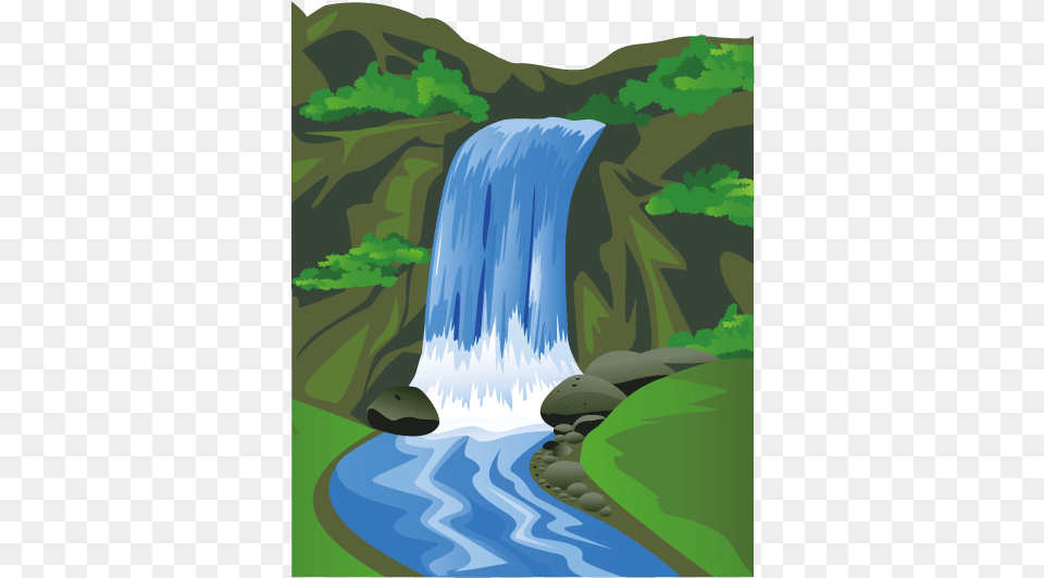 Waterfall Photography Euclidean Vector Clip Art Waterfall Clipart, Nature, Outdoors, Plant, Vegetation Free Png