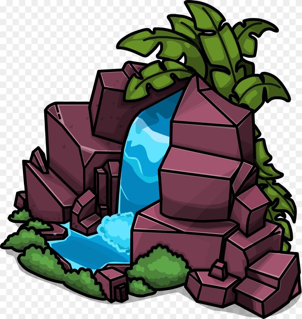 Waterfall Sprite 002 Portable Network Graphics, Vegetation, Plant, Outdoors, Nature Free Png Download