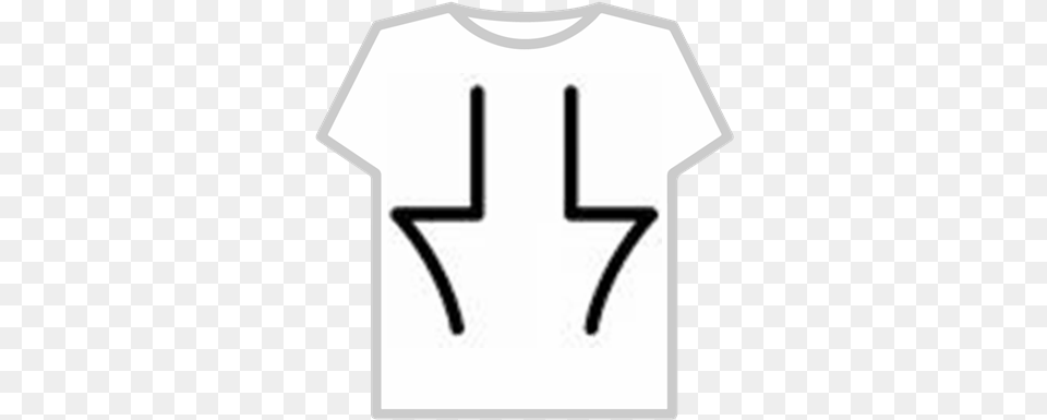 Waterfall Symbol Transparent Roblox Clip Art, Clothing, T-shirt, Number, Text Free Png Download