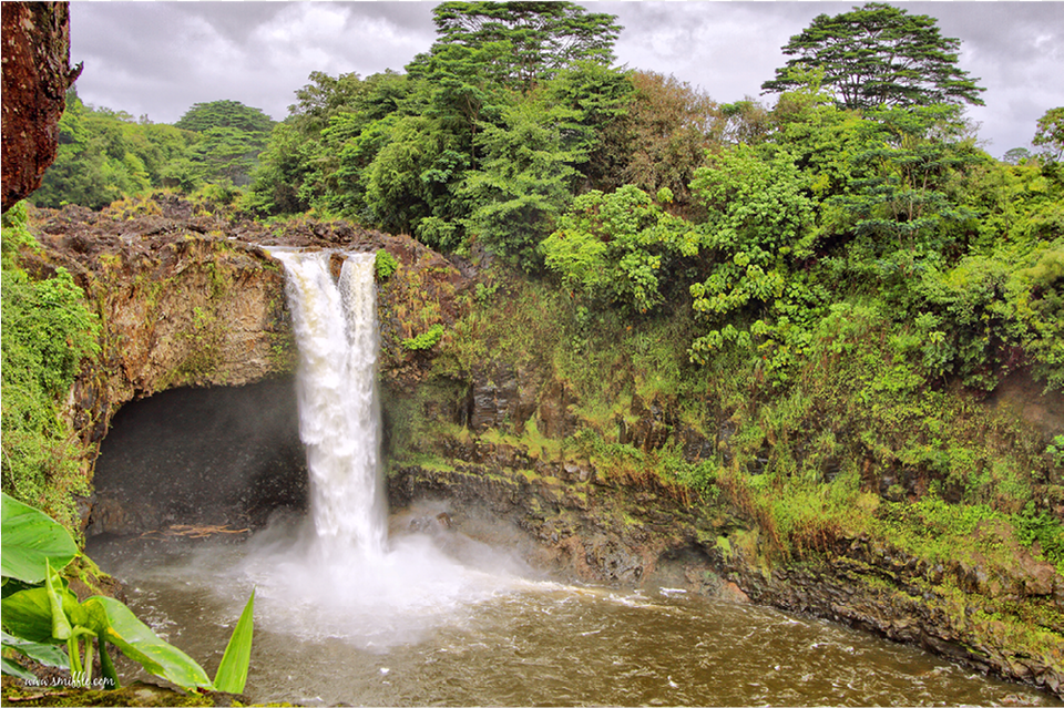 Waterfalls Wfs033 Wailuku River State Park Rainbow Falls, Nature, Outdoors, Water, Land Free Png