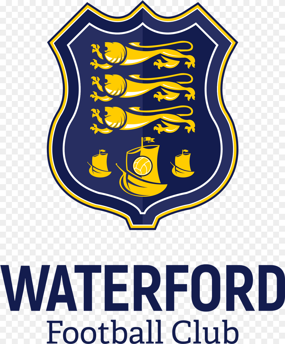 Waterford Fc Crest Derry City Vs Waterford, Badge, Logo, Symbol, Armor Png
