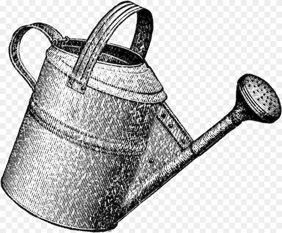 Watering Can Drawing Watering Can Drawing Pour, Tin, Watering Can, Accessories, Bag Png Image