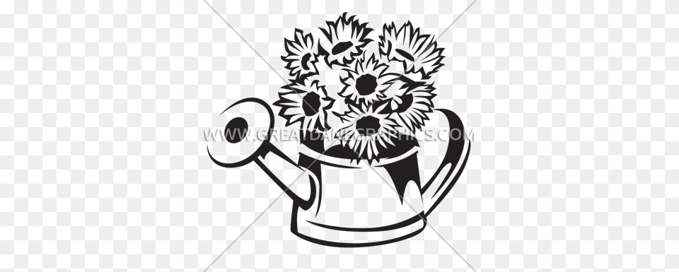 Watering Can Production Ready Artwork For T Shirt Printing, Tin, Watering Can, Bow, Weapon Free Png