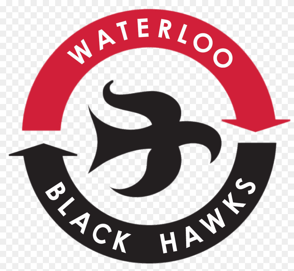 Waterloo Black Hawks Logo, Symbol Free Png Download