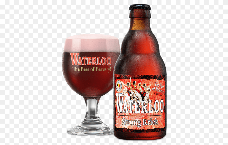 Waterloo Kriek, Alcohol, Beer, Beverage, Lager Free Png