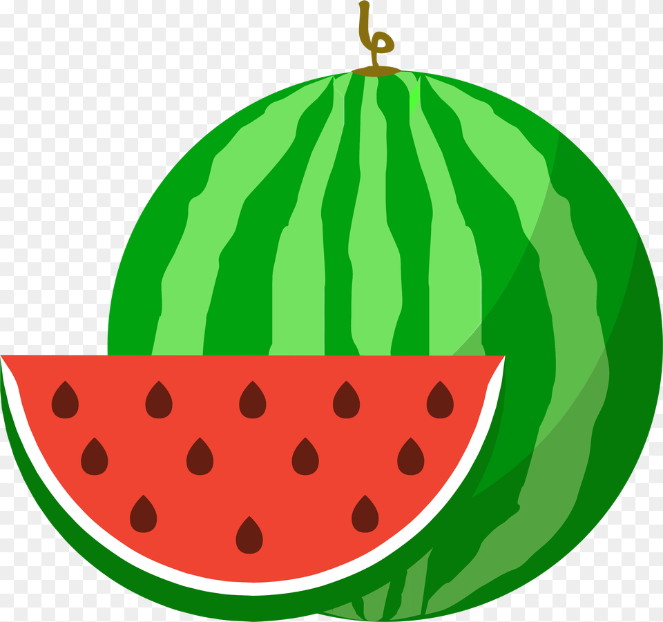 Watermelon Cartoon, Food, Fruit, Melon, Plant Free Png Download
