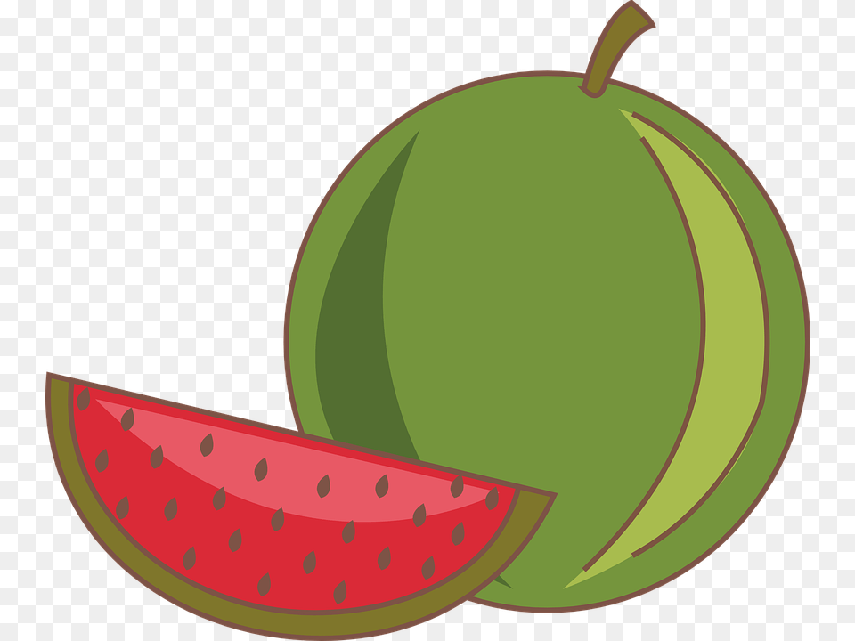 Watermelon Clipart, Food, Fruit, Plant, Produce Png Image