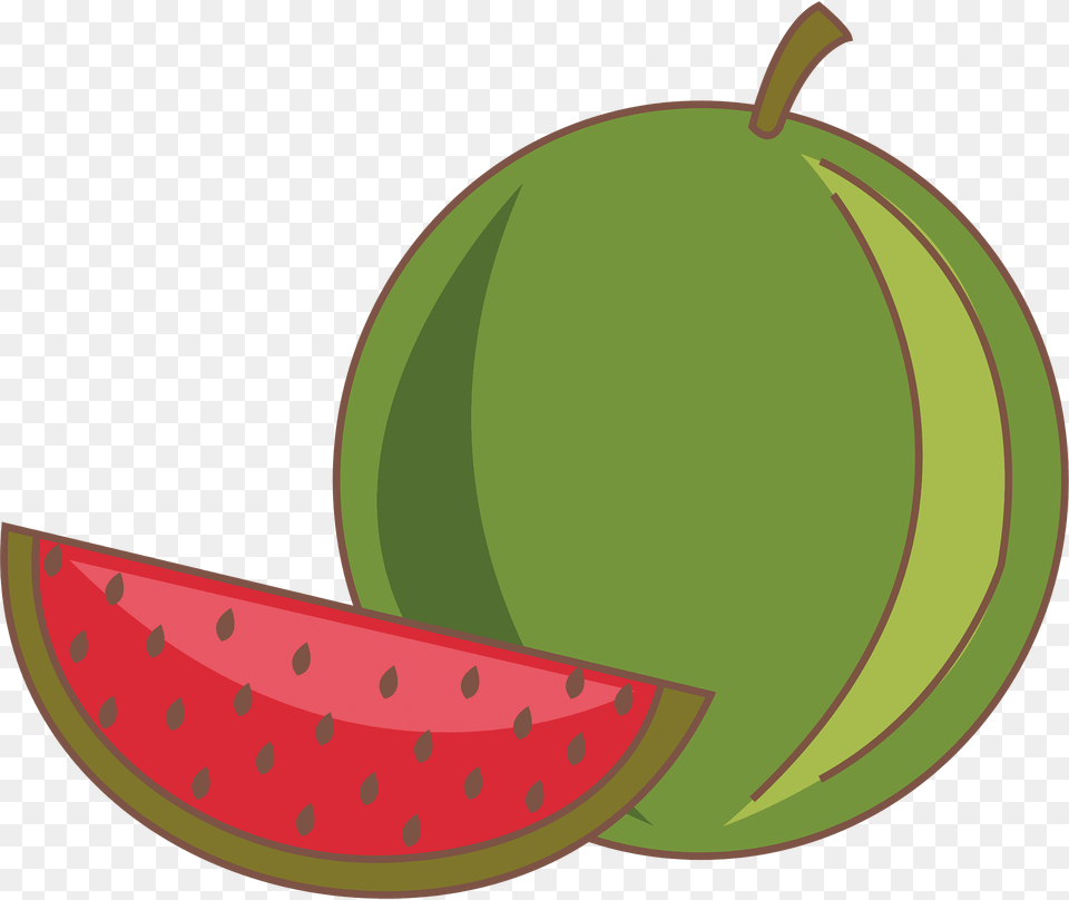 Watermelon Clipart, Food, Fruit, Plant, Produce Free Png Download