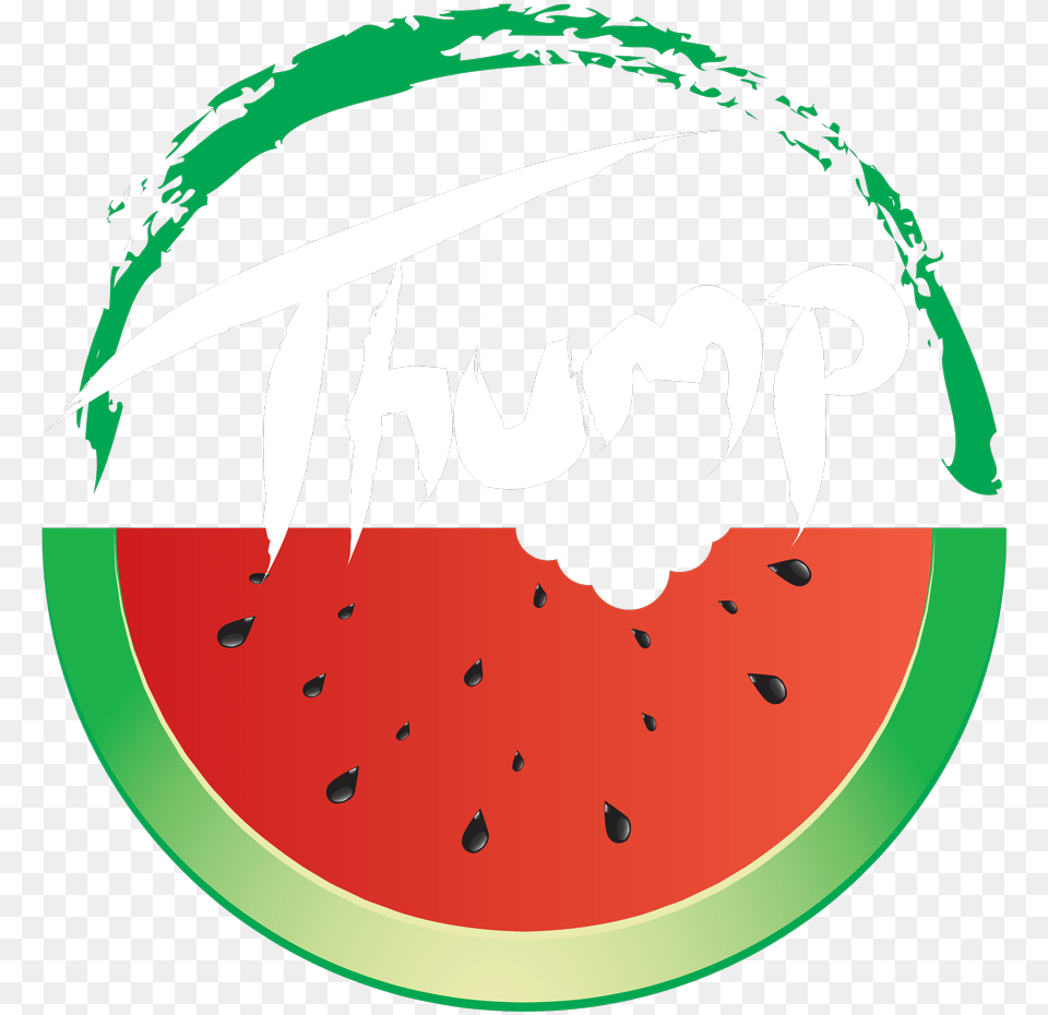 Watermelon Clipart Logo Luling Watermelon Thump Logo, Food, Fruit, Plant, Produce Free Png Download
